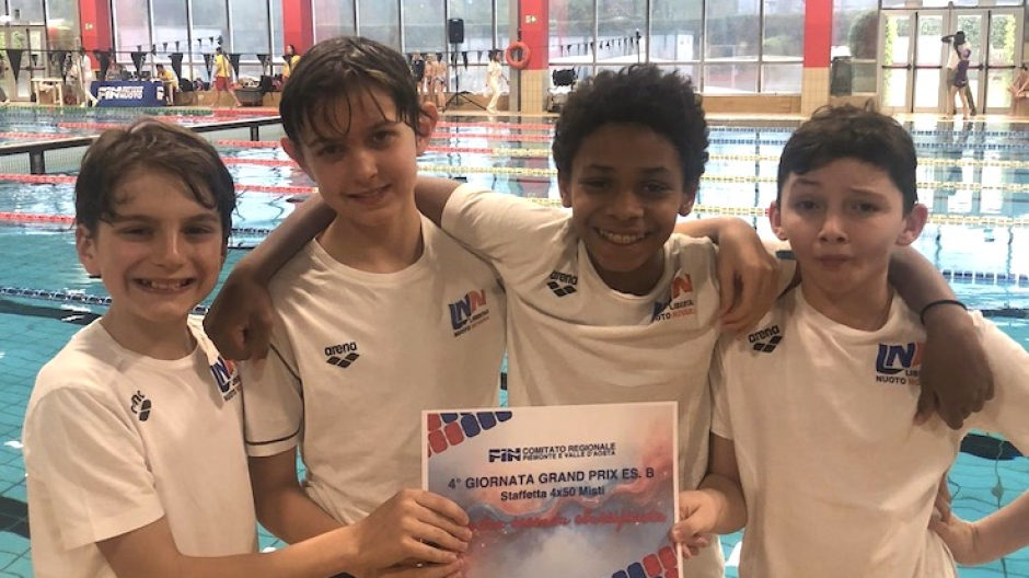 Libertas Nuoto, cinque podi nella tappa del Gran Prix categoria Esordienti B